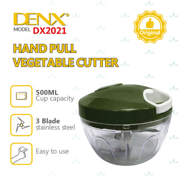 Hand pull vegetable cutter